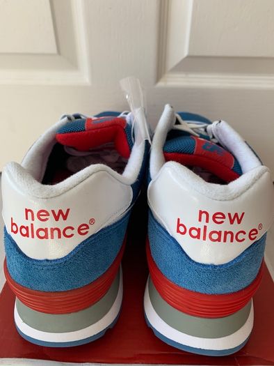 New Balance Men's 574 ML CBR Blue Red Uk 11/us 11.5 Bnib