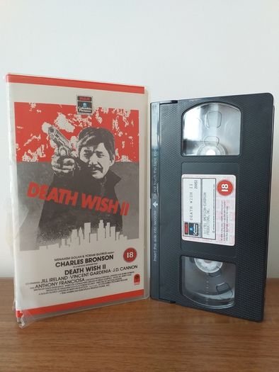 Death Wish Charles Bronson VHS Pal Video Cassette Tape Certificate 18 Year 1981