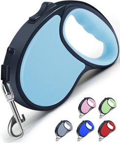 MULTIPLE COLOURS AVAILABLE | Dog Lead, 5M/16FT Extendable Dog Lead 360 Degree Tangle-Free Smooth&Durable Nylon Tape