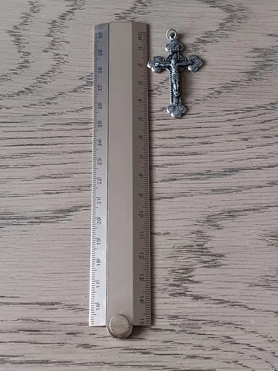 Antique Silver Plated Cruxifix