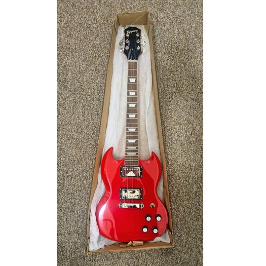 Epiphone Power Players SG Lava Red, Junior guitar