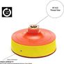 GLASS POLISH 12631 Rotary Sander Hook and Loop Backer, Rotary Polisher Backer | Thread: M14x2 | 100 mm Image 3