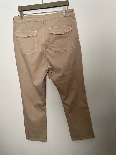 F&F jeans slim cream super soft cream mid rise size 16 - new