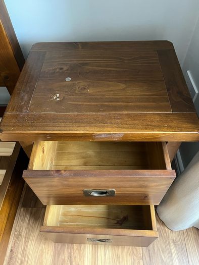 EZ living double bed frame and lockers