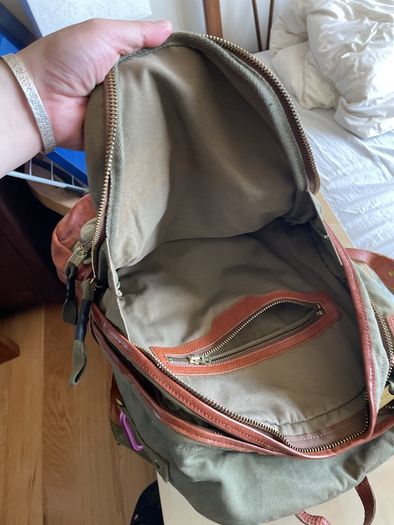Military style leather Laptop/travel bag