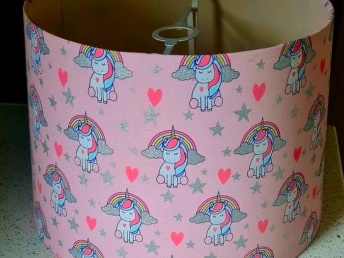 Unicorn pink lampshade