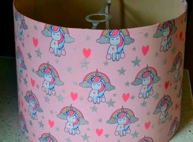 Unicorn pink lampshade