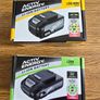 Ferrex Activ Energy 5AH 20V / 40V Lithium Ion Rechargeable Batteries. Ferrex Activ Energy 4A 20V / 40V Fast Charger. Ferrex Activ Energy 2AH 20V Lithium Ion Rechargeable Batteries. Image 2