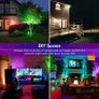 LED Flood Lights Outdoor, 30W 2pack Smart RGB Floodlight with APP Control, IP66 Waterproof, 2700K Warm White, Timer, Colour Changing Outdoor Light for Garden, UK 3-Plug Image 6