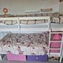 White Wooden Bunk Bed Image 5