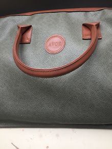 Vintage Leather Avon bag