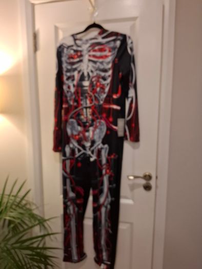 Halloween boys skeleton costume