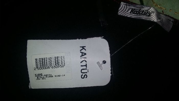 BNWT Black floral light coat by Kaktus size UK12 EU40 Postage included