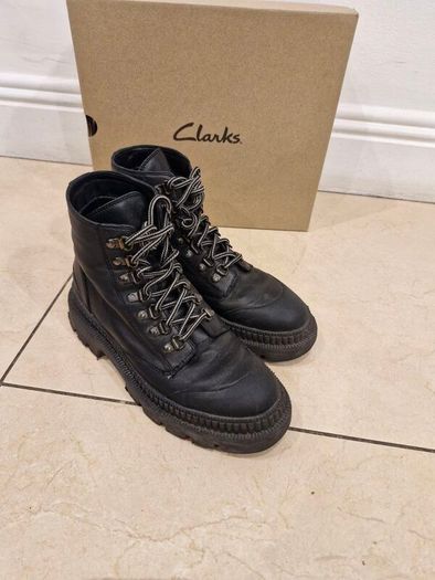 Clarks Biker Style Chunky Boots