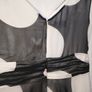 Black white polkadot Occasion dress size 12 100% Silk Postage included Image 7