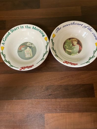 Vintage Kellogg Bowls