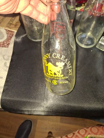 7 Antique Milk Bottles Kilkenny, Arboy and Dublin Price is for 1 only Postage or Collection,