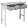 Console Table Grey 90x30x77 cm Wood Image 3