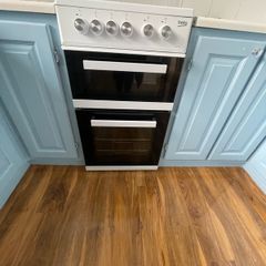 Double oven and 4 ring hob