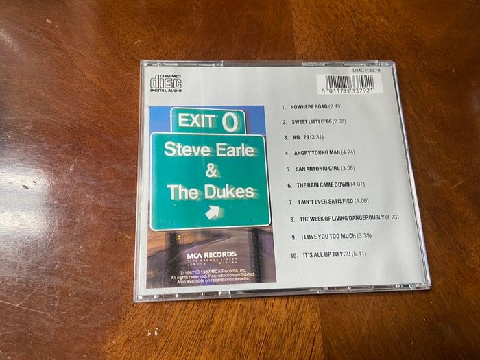 Steve Earl & The Dukes Exit 0 CD