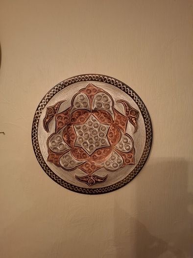 Pair of decorative Copper Wall Plates