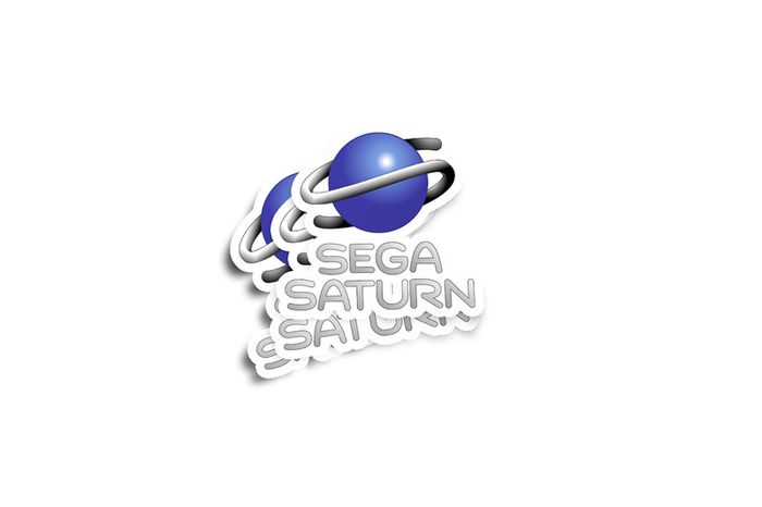 Sega Saturn Glossy Stickers 2-Pack
