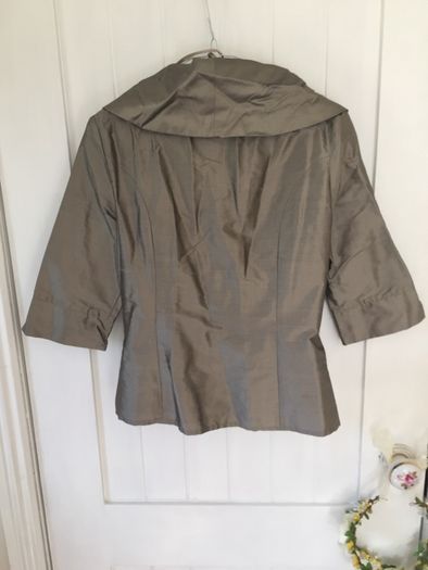 Coast 2 piece olive pencil skirt and Silk wrap