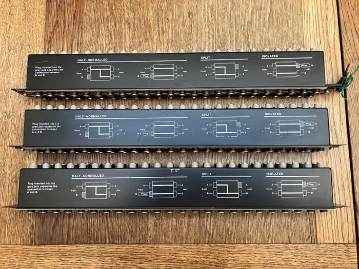 Neutrik NYS SPP-L Patchbays x 3