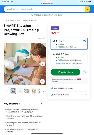 Smart sketcher , used once