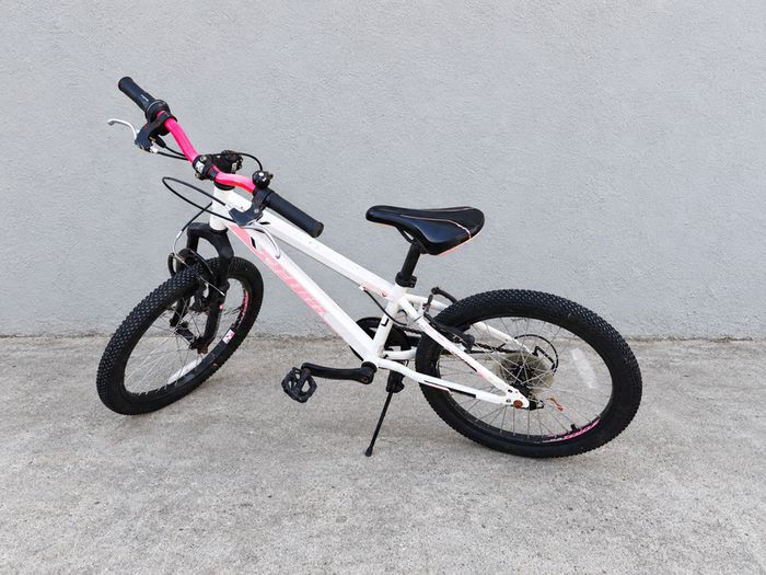 Kids Mountain Bike  White & Pink