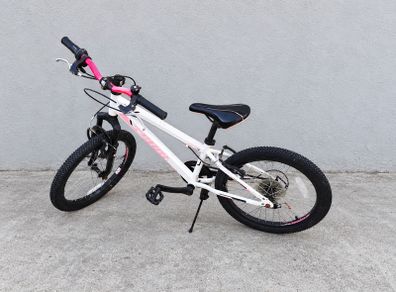Kids Mountain Bike  White & Pink