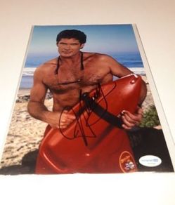 "The Hoff" David Hasselhoff Signed Photograph with AutographCOA Cert