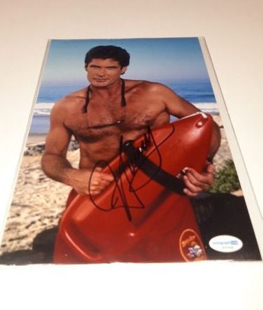 "The Hoff" David Hasselhoff Signed Photograph with AutographCOA Cert