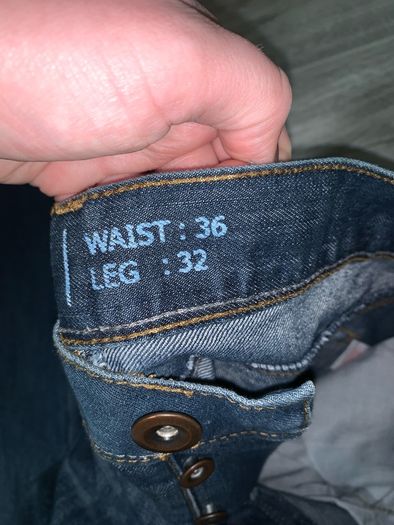 Denim co straight leg jeans