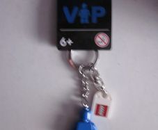 LEGO VIP Keyring Blue Monochrome Minifigure Keychain New with Tag Minifig
