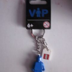 LEGO VIP Keyring Blue Monochrome Minifigure Keychain New with Tag Minifig