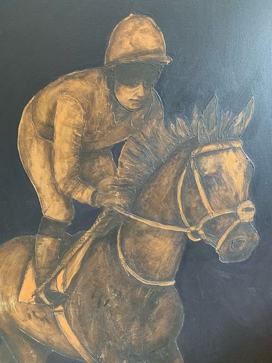 Large unique original oil painting. Stunning