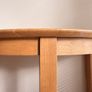 Wooden Half Moon Console / Hall Table Image 5