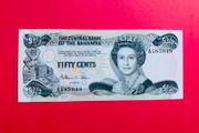 Bahamas   50 CENTS  .   Pick  42a. Uncirculated