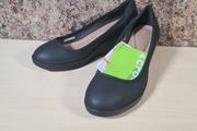 Womens Crocs Marin Colorlite Wedge Black Shoes Sandals Slip Ons Size Uk 6 Eu 38.5. Brand New With Tags