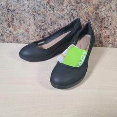 Womens Crocs Marin Colorlite Wedge Black Shoes Sandals Slip Ons Size Uk 6 Eu 38.5. Brand New With Tags