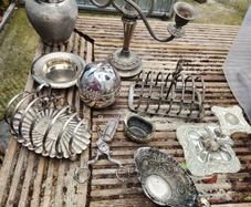 Silver plate plus others x 10