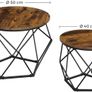 Coffee Tables Set of 2 Side Tables - Free Delivery Nationwide Image 2
