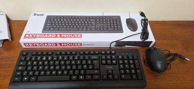 Trust USB keyboard and mouse set