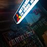 Vintage Mitsubishi TV/Video store shop light.. Image 6