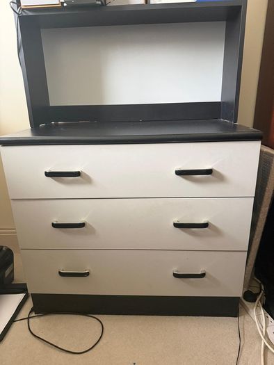 Chests of drawers and matching shelves