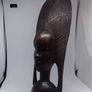 Vintage African Handcarved Wooden Tribal Female Figure Image 2