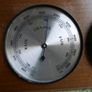 Vintage Wall Hanging Thermometer & Barometer & Hygrometer (one glass is missing) Image 4