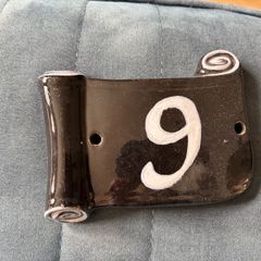 Ceramic house sign 9/6