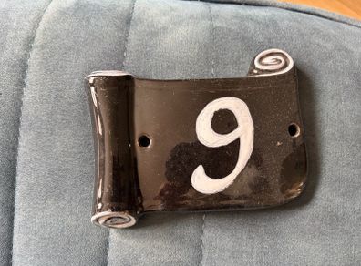 Ceramic house sign 9/6